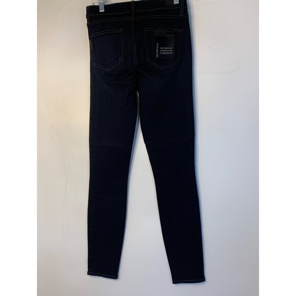 NWT Paige Hoxton Ultra Skinny Jeans Size 26 Dark Blue Denim Womens RN10515 - Picture 8 of 11